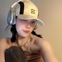 Mũ bóng chày vintage đa năng ~ phong cách Nhật Bản và Hàn Quốc, mũ màu khối, mũ snap ins đường phố cho phụ nữ, mũ che nắng cặp đôi, mũ tròn chữ cái, mũ mỏ vịt xu hướng