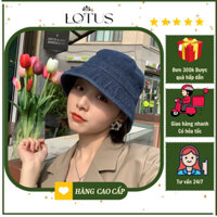 Mũ bucket bò- Mũ bucket jeans, nón jeans chống tia UV thời trang Hàn Quốc