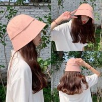 Mũ Bucket Cụp, Nón Tai Bèo Nam Nữ Trơn Giản Dị MD06 - Hồng