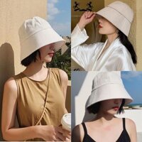 Mũ Bucket Cụp, Nón Tai Bèo Nam Nữ Trơn Giản Dị MD06 - Be