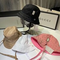 Mũ Bucket Gucci Chống Nắng In Chữ Thời Trang Cá Tính Cho Nam Nữ