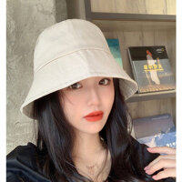 Mũ bucket, nón bucket trơn, nón du lịch đi biển kiểu dáng ulzzang Hàn Quốc MD10 - Trắng