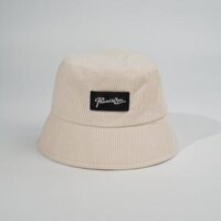 Mũ bucket Nón tai bèo vành cụp PromissYou Chất Nhung tăm cao cấp 425 nhiều màu sắc Ulzzang form unisex nam nữ - trắng sữa