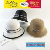 Mũ Bucket nữ Trendy hats vành cụp - Nón cói điệu đà tai bèo chống nắng mùa hè