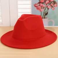 Mũ cao bồi nỉ nón phớt rộng vành jazz không đai nam nữ Lh0917399527