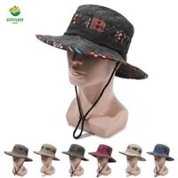 Mũ cao bồi phương Tây AEROT, Mũ vành rộng gió quốc gia cổ điển, Mũ che nắng ngoài trời thoáng khí chống nắng cho nam Mũ leo núi du lịch