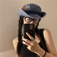 MŨ CAO BỒI THÊU TÀU LỬA CUTE