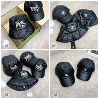 Mũ cặp vành, lưỡi trai Cn, D i o r da siêu mềm full tag mác