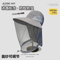 Mũ chống muỗi ngoài trời cho nam, mũ câu cá, che mặt, chống nắng, mặt nạ lưới thoáng khí, mũ chống côn trùng câu cá ban đêm cho nữ, mũ chống ong