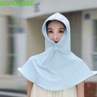 Mũ chống nắng ECHOEDGE Ice Silk, Khăn choàng chống nắng vành rộng Mũ ngư dân, Mũ chống nắng chống tia cực tím đơn giản Mũ bảo vệ cổ Mũ leo núi mùa hè