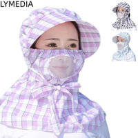 Mũ chống nắng LYMEDIA, Đường viền cổ rộng chống nắng, Nắp mặt chống gió thoáng khí