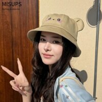 Mũ chống nắng MISUPS, Mũ xô màu trơn thời trang, Mũ ngư dân chống gió
