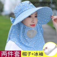 Mũ chống nắng nam đi xe đạp phong cách nữ