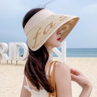 Mũ chống nắng rộng vành cao cấp, nón nửa đầu nữ phong cách Hàn
