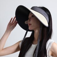Mũ chống nắng rộng vành đi biển đi chơi mũ nửa đầu lưỡi trai vành rộng thời trang MYKA
