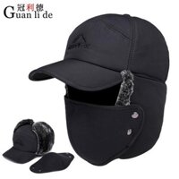 Mũ chống nắng trùm đầu kèm khẩu trang Chống tia UV, bảo vệ da mặt vùng cổ và mặt, Loại nhỏ