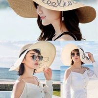 Mũ cói chữ rộng vành