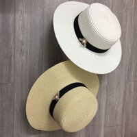 Mũ cói đai con ong sang chảnh/Nón kiểu mẫu mới hàng cao cấp[Ảnh thật+Video]