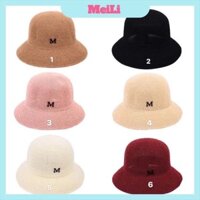 Mũ cói đi biển chữ M