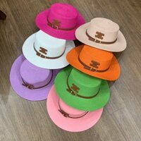 Mũ cói đi biển du lịch phong cách vintage cao cấp sang chảnh dành cho các quý cô
