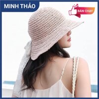 mũ cói đi biển Floppy Clothe