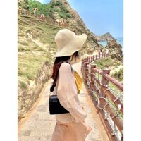 Mũ cói đi biển siêu xinh