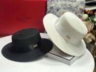 Mũ cói đi biển vành nhỏ đai gắn tag dio sang chảnh