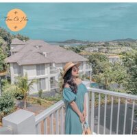 mũ cói gắn duy băng siêu sang