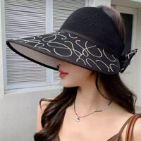 Mũ Cói Hở Nóc Đi Biển Nữ, Nón cói vành rộng dáng tiểu thư cho quý cô sang trọng cao cấp