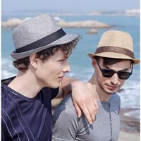 Mũ Cói Nam Vành Nhỏ 3.5Cm Hiệu Mr Duck Mp033 Chất Liệu Sợi Cói Cao Cấp Thiết Kể Trẻ Trung Thời Trang