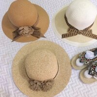 Mũ cói thời trang