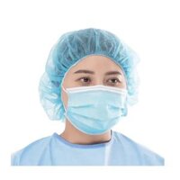 Mũ con sâu trùm đầu phòng sạch vải không dệt dùng một lần