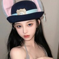 Mũ cosplay cảnh sát thỏ, mũ hoạt hình, mũ trẻ em, băng đô, tai thỏ, mũ Judy, đồng phục Mickey, phong cách hải quân