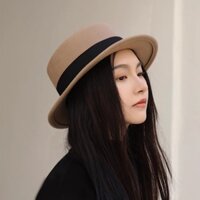 Mũ Dạ Boater ĐB Đai Đen Phong Cách