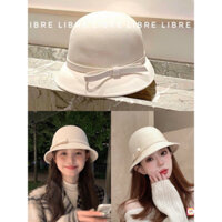 Mũ dạ nơ vành nhỏ hàn quốc các loại