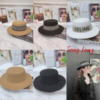 Mũ dạ phớt trơn, đai các mẫu sang chảnh