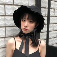 Mũ  Dễ Phối Học Sinh Phong Cách Hàn Quốc Mũ Nồi Kiểu Nhật Có Dây Buộc Bèo Kiểu Nổi Tiếng Trên Mạng Mũ Chống Nắ