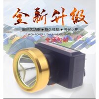 Mũ đèn LED Guopu Jian kiểu khai thác, đèn pin lithium mạnh mẽ, đèn làm việc gắn đầu, đèn pin siêu dài, đèn pha khai thác
