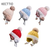 Mũ dệt kim trẻ em KECTTIO, Mũ len mùa thu dày hoạt hình, Mũ Hip Hop mềm mại Móc ấm áp cho bé Mũ trẻ em Trẻ mới biết đi Trẻ sơ sinh