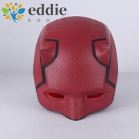 Mũ đội đầu EDIE, Trang phục hóa trang siêu anh hùng Marvel Justice, Khẩu trang đen & đỏ Halloween 3D Mũ đội đầu Cosplay Đạo cụ