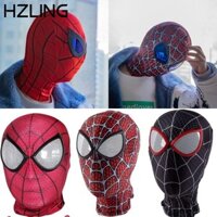 Mũ đội đầu HZLING Iron Spider-Man, Găng tay Unisex Lưới đàn hồi Full Face Set, Siêu anh hùng Deadpool Thoáng khí Mặt Halloween Đạo cụ Cosplay