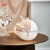 Mũ đội đầu lông vũ OPTIMAL LIMIT thập niên 1920 Tính khí Mũ đội đầu cô dâu