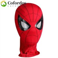 Mũ đội đầu người nhện COFORDOS, Mặt nạ người nhện đàn hồi không đường ở nhà, Trang phục hóa trang Marvel Chin Control Eyes Mặt nạ Cosplay người nhện di chuyển Trang trí Cosplay