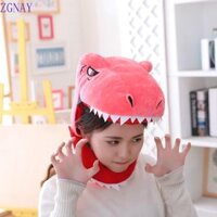 Mũ đội đầu POLOSP Khủng long ấm áp Ngày lễ Cosplay Đảng