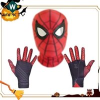 Mũ đội đầu WAPKTY Iron Spider-Man, Lưới đàn hồi Deadpool Full Face Set, Thoáng khí Ngộ nghĩnh Mặt Siêu anh hùng Halloween Đạo cụ Cosplay
