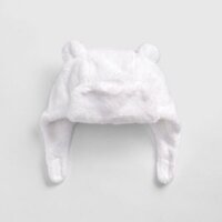 Mũ gấu lông trắng