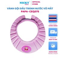 Mũ gội đầu Vành gội đầu tránh nước vô mắt PAPA- CEQ075 Bảo vệ bé không bị sặc nước và cay mắt nhiều màu