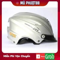 Mũ GRS A760T bạc bóng clip thật