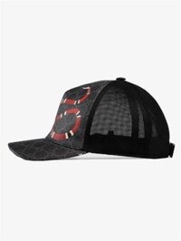 Mũ Gucci Đen Rắn Lưới 426887 4Hb10