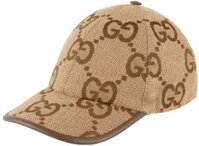 Mũ Gucci Jumbo GG Canvas Baseball ‘Camel Ebony’ 681264-3HAGJ-2564